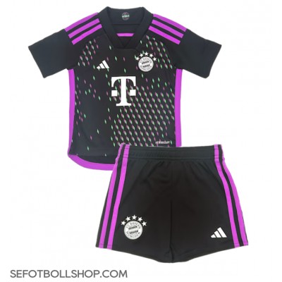 Billiga Bayern Munich Harry Kane #9 Barnkläder Borta fotbollskläder till baby 2023-24 Kortärmad (+ Korta byxor)